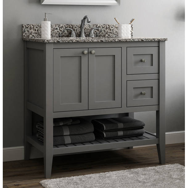 Beachcrest Home Galveston 42" Single Bathroom Vanity Base Only